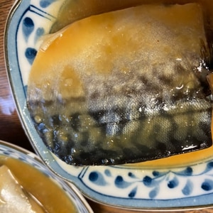 生姜チューブでサバの味噌煮